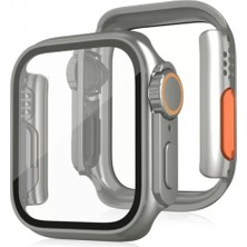 Pileli Store Newface Apple Watch 40MM Watch 49MM Kasa Dönüştürücü ve Ekran Koruyucu - Yıldız Işığı
