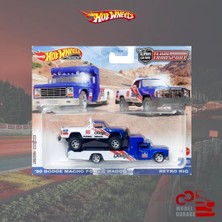 Hot Wheels Team Transport Dodge 1/64 Ölçek Diecast Metal Model Araba