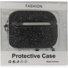 DS LLC Apple Airpods Pro 2 (2.nesil) Spell Simli Kılıf - Siyah