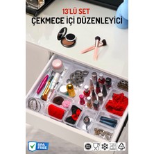 PremiumPort 13'lü Çok Amaçlı Çekmece Düzenleyici Seti, Pratik ve Şık Organize Edici