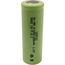 Sertec - 1.2V 1300 Mah - 4/5AA- Ni-Mh Şarjlı Pil - (Başsız / Flat Head)
