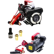 24V Kendinden Emişli Paslanmaz Gövde Yakıt ve Yağ Pompası