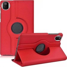 DS LLC Huawei Honor Pad X7 360 Tablet Deri Kılıf - Kırmızı