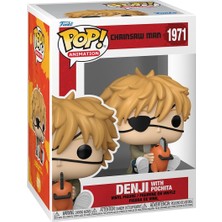 Funko Pop! Animasyon: Chainsaw Man - Pochita ile Denji - Koleksiyon Vinil Figür - Hediye Fikri - Res