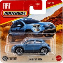 Hot Wheels Matchbox 2016 Fiat 500X - Blue Sky Metalic (1/64) 2025 Case