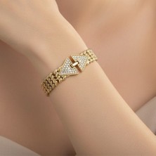 Xuping Jewelry Üçgen Zirkon Taşlı Bileklik