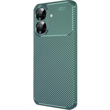Ne Lazım Bana Realme Note 60 Kılıf Auto Fus Karbon Kapak - Koyu Yeşil