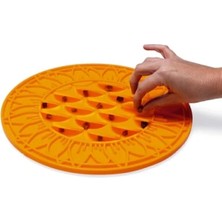 Esranın Dünyası Daire Şeklinde Silikon Yavru Köpek Mama Yeme Oyuncağı, 30 cm