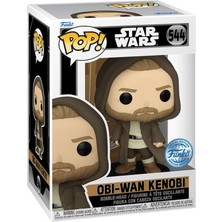 Funko Pop Obi-Wan Kenobi In Jedi Robe 544 Exclusive Box And Slip Protector Include