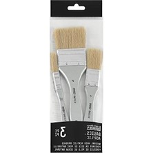 Esranın Dünyası Akrilik Boya Fırça Seti - 3 Parça Düz Fırça