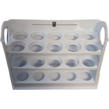 Esranın Dünyası 3 Katlı Yumurtalık Buzdolabı Organizeri - 30 Bölmeli