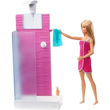 Barbie Banyo Oyun Seti ve Duş FXG51