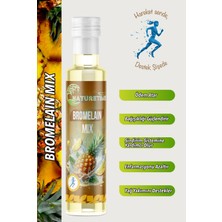 NatureTime Premium Bromelain Mix 250 ml Detoks İçeceği Pestisit & Ağır Metal İçermez Analizli Katkısız Doğal