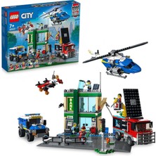 Lego® City Bankada Polis Takibi 60317-7 Yaş ve Üzeri Çocuklar Için Çok Modelli Hırsız-Polis Oyuncak
