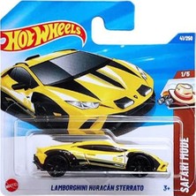 Hot Wheels - Lamborghini Huracan Sterrato - Yellow - Short Card - JBB86 (1/64)
