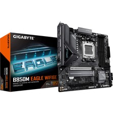 Gigabyte B850M Eagle WIFI6E Gen5 Soket Am5 Ddr5 8200MHZ(OC) Atx Gaming (Oyuncu) Anakart