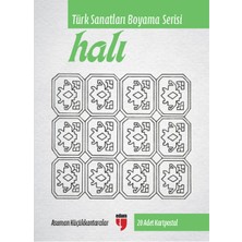 Esranın Dünyası Halı - Türk Sanatları Boyama Serisi (20 Adet Kartpostal)