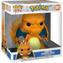 Funko Pop! Jumbo: Pokemon - Charizard - Dracaufeu - Vinil Koleksiyon Figürü - Hediye Fikri - Resmi T