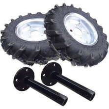 Çapa Makinası Teker ve Aks Takım 32 Mm, Güçlü ve Dayanıklı Set