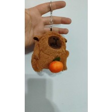 Famemus Accessory Kapibara Peluş Anahtarlık Çanta Süsü Aksesuar Ürün Boyutu:10 cm