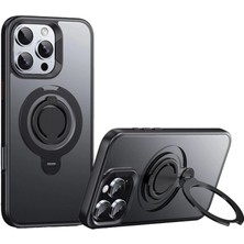 Bigelal Joko 16 Pro Atar 360 Dönen Magsafe Kapak - Siyah