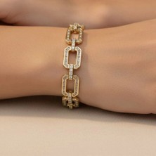 Xuping Jewelry Kare Kare Zirkon Taşlı Bileklik
