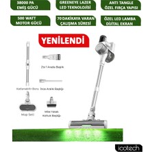Icotech F30 Max 38KPA Greeneye Lazer Teknoloji Şarjlı Dikey Süpürge