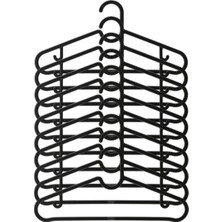 PremiumPort Pratik ve Şık 10'lu Giysi Askısı Seti, Düzenli Dolaplar Için Mükemmel!