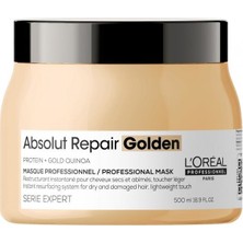 L'Oréal Professionnel Absolu Repair Golden Maske 500 ml Besleyici Özellikli Normal Saçlar İçin