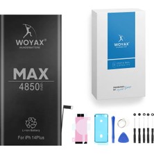 Woyax iPhone 14 Plus Premium Batarya 4850 Mah Yüksek Kapasite