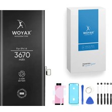 Woyax iPhone 14 Premium Batarya 3670 Mah Yüksek Kapasite