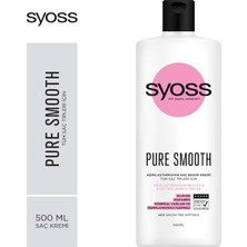 Syoss Pure Ağırlaştırmayan Saç Kremi 500 ml Parabensiz Besleyici ve Onarıcı Etki