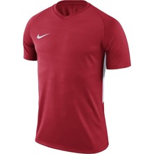 Nike M Nk Dry Tiempo Prem Jsy Ss Kırmızı Erkek Tişört Rahat Kesim ve Şık Tasarım ile Günlük Kullanım