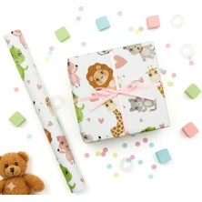 Esranın Dünyası Eğlenceli Tema ile Premium Hediye Paketleme Kağıdı - 2'li Set, 70X100 cm