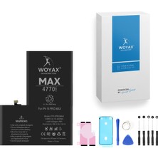 Woyax Apple iPhone 15 Pro Max Uyumlu Premium Batarya 4770 Mah Yüksek Kapasite