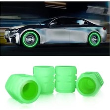 Esranın Dünyası Neon Fosforlu Sibop Kapağı, Gece Parlayan 4 Adet, Tüm Araçlara Uygun