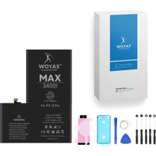Woyax Apple iPhone 15 Pro Uyumlu Premium Batarya 3400 Mah Yüksek Kapasite