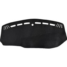 Esranın Dünyası Siyah Kenar Renkli Torpido Koruma Halısı - Fiat Egea Uyumlu