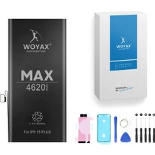 Woyax Apple iPhone 15 Plus Uyumlu Premium Batarya 4620 Mah Yüksek Kapasite