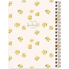 Esranın Dünyası Spiralli Akademik Ajanda, 16 x 23 Cm, Bölmeli Tasarım