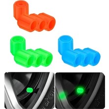 Esranın Dünyası Fosforlu Karanlıkta Parlayan Oto Araba Sibop Kapağı - 12 Adet