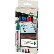 Esranın Dünyası Yeniden Doldurulabilir Permanent Markör Seti - 4'lü Renkli