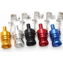 Esranın Dünyası Sesli Orta Egzoz Ucu - Turbo Ses Düdüğü (Krom-Gri)