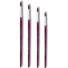 Esranın Dünyası 4'lü Profesyonel Sulu ve Akrilik Boya Fırça Seti