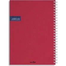 Esranın Dünyası Bordo Sert Kapaklı Spiralli Defter - 200 Sayfa