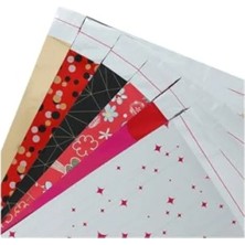 Esranın Dünyası Kendinden Bantlı Metalize Hediye Poşeti - 30X35 Cm, 100 Adet