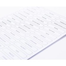 Esranın Dünyası Karışık Baharat, Bakliyat ve Kuruyemiş Sticker Seti (675 Adet)