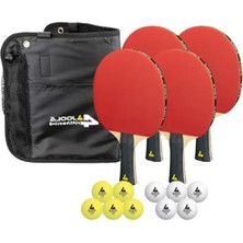 Esranın Dünyası Aile Masa Tenisi Seti - 4 Raketi ve Topları ile