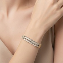 Stil Incisi/xupıng Jewelry Margarita Zirkon Taşlı Bileklik