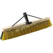 Esranın Dünyası 60 cm Ahşap Fırça ile Moloz Yaprak Süpürme ve Toplama